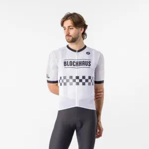 CASTELLI Cyklistický dres s krátkym rukávom - GIRO109 BLOCKHAUS - biela CASTELLI Cyklistický dres s krátkym rukávom - GIRO109 BLOCKHAUS - biela