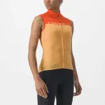 CASTELLI Cyklistický dres bez rukávov - VELOCISSIMA LADY - oranžová CASTELLI Cyklistický dres bez rukávov - VELOCISSIMA LADY - oranžová