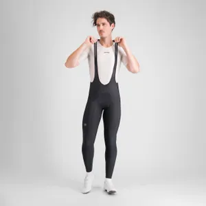 SPORTFUL Cyklistické nohavice dlhé s trakmi - PULSE BIBTIGHT - čierna SPORTFUL Cyklistické nohavice dlhé s trakmi - PULSE BIBTIGHT - čierna