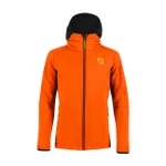 KARPOS Cyklistická vetruodolná bunda - LAVAREDO KID WINTER - oranžová/čierna KARPOS Cyklistická vetruodolná bunda - LAVAREDO KID WINTER - oranžová/čierna