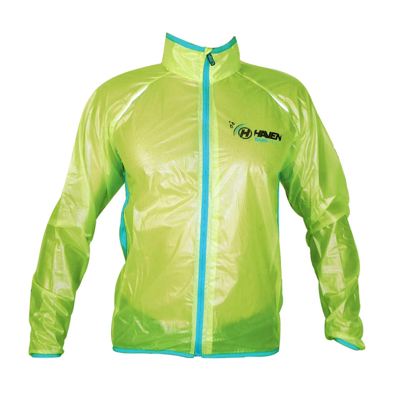HAVEN Cyklistická vodeodolná pláštenka - RAINSHIELD - modrá/zelená HAVEN Cyklistická vodeodolná pláštenka - RAINSHIELD - modrá/zelená