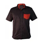 HAVEN košeľa - AGNESS SLIMFIT - čierna/červená HAVEN košeľa - AGNESS SLIMFIT - čierna/červená