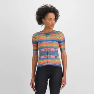 SPORTFUL Cyklistický dres s krátkym rukávom - GLITCH BOMBER - viacfarebná SPORTFUL Cyklistický dres s krátkym rukávom - GLITCH BOMBER - viacfarebná