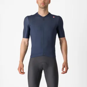 CASTELLI Cyklistický dres s krátkym rukávom - ESPRESSO - modrá CASTELLI Cyklistický dres s krátkym rukávom - ESPRESSO - modrá