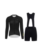 HOLOKOLO Cyklistický dlhý dres a nohavice - VICTORIOUS ELITE - čierna/biela HOLOKOLO Cyklistický dlhý dres a nohavice - VICTORIOUS ELITE - čierna/biela