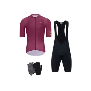 HOLOKOLO Cyklistický mega set - VICTORIOUS GOLD - čierna/bordová HOLOKOLO Cyklistický mega set - VICTORIOUS GOLD - čierna/bordová