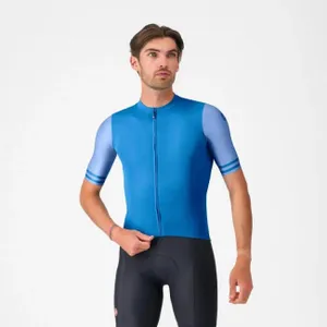 CASTELLI Cyklistický dres s krátkym rukávom - PROLOGO LITE 2 - modrá CASTELLI Cyklistický dres s krátkym rukávom - PROLOGO LITE 2 - modrá