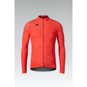 GOBIK Cyklistický dres s dlhým rukávom zimný - HYDER - červená GOBIK Cyklistický dres s dlhým rukávom zimný - HYDER - červená