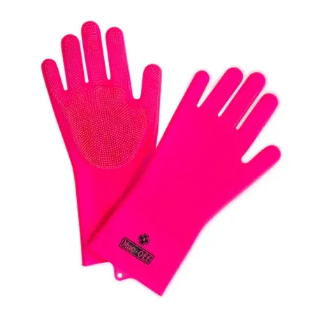 Nástroj na údržbu bicykla MUC-OFF Deep Scruber Gloves Pink M Nástroj na údržbu bicykla MUC-OFF Deep Scruber Gloves Pink M