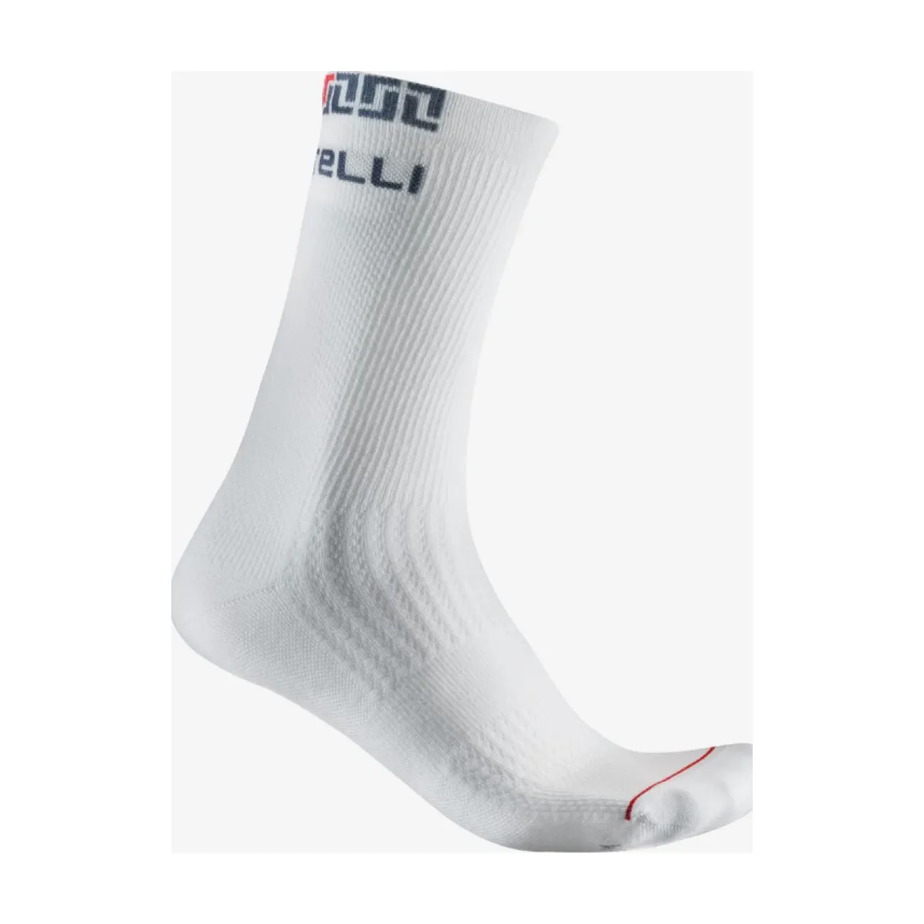 CASTELLI Cyklistické ponožky klasické - BANDITO MERINO 18 - biela CASTELLI Cyklistické ponožky klasické - BANDITO MERINO 18 - biela