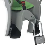 Šport a outdoor | Cyklistika | Cyklodoplnky | Detské sedačky - HAMAX Cyklosedačka s uzamykateľným zámkom Kiss grey/green Šport a outdoor | Cyklistika | Cyklodoplnky | Detské sedačky - HAMAX Cyklosedačka s uzamykateľným zámkom Kiss grey/green