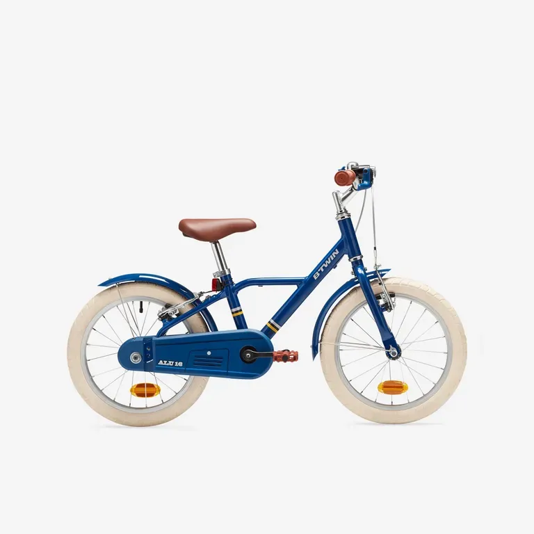 Detský bicykel - 16-palcový hliníkový bicykel 4,5 - 6 rokov 900 CITY modrý Detský bicykel - 16-palcový hliníkový bicykel 4,5 - 6 rokov 900 CITY modrý