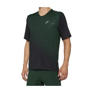 100% SPEEDLAB Cyklistický dres s krátkym rukávom - CELIUM - zelená/čierna 100% SPEEDLAB Cyklistický dres s krátkym rukávom - CELIUM - zelená/čierna