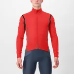 CASTELLI Cyklistická zateplená bunda - PERFETTO RoS 2 CONVERTIBLE - červená CASTELLI Cyklistická zateplená bunda - PERFETTO RoS 2 CONVERTIBLE - červená