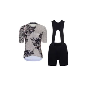 RIVANELLE Cyklistický krátky dres a krátke nohavice - BAROC - čierna/šedá RIVANELLE Cyklistický krátky dres a krátke nohavice - BAROC - čierna/šedá