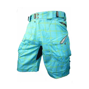 HAVEN Cyklistické nohavice krátke bez trakov - CUBES II - modrá HAVEN Cyklistické nohavice krátke bez trakov - CUBES II - modrá