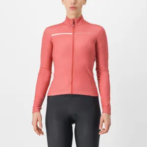 CASTELLI Cyklistický dres s dlhým rukávom zimný - SINERGIA 2 - červená CASTELLI Cyklistický dres s dlhým rukávom zimný - SINERGIA 2 - červená