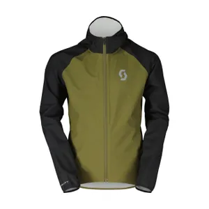 SCOTT Cyklistická vetruodolná bunda - WP JR - zelená/čierna SCOTT Cyklistická vetruodolná bunda - WP JR - zelená/čierna