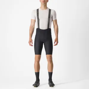 CASTELLI Cyklistické nohavice krátke s trakmi - ESPRESSO - čierna CASTELLI Cyklistické nohavice krátke s trakmi - ESPRESSO - čierna