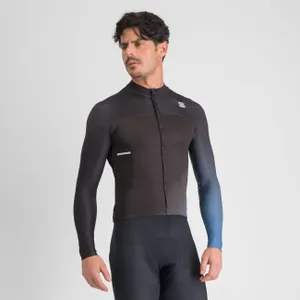 SPORTFUL Cyklistický dres s dlhým rukávom zimný - BODYFIT PRO THERMAL - čierna SPORTFUL Cyklistický dres s dlhým rukávom zimný - BODYFIT PRO THERMAL - čierna