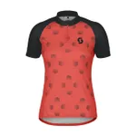 SCOTT Cyklistický dres s krátkym rukávom - ENDURANCE 30 - čierna/červená SCOTT Cyklistický dres s krátkym rukávom - ENDURANCE 30 - čierna/červená