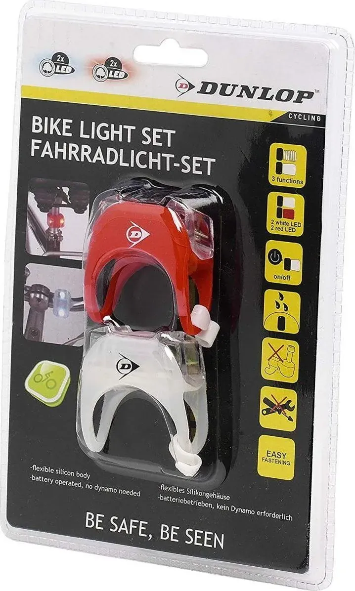 Šport a outdoor | Cyklistika | Cyklodoplnky | Svetlá - Dunlop Sada svetiel Šport a outdoor | Cyklistika | Cyklodoplnky | Svetlá - Dunlop Sada svetiel
