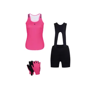 RIVANELLE Cyklistický mega set - SPARK - čierna/ružová RIVANELLE Cyklistický mega set - SPARK - čierna/ružová