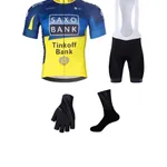 BONAVELO Cyklistický mega set - SAXO BANK TINKOFF - modrá/biela/žltá/čierna BONAVELO Cyklistický mega set - SAXO BANK TINKOFF - modrá/biela/žltá/čierna