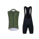 HOLOKOLO dres bez rukávov a krátke nohavice - AIRFLOW - zelená/čierna HOLOKOLO dres bez rukávov a krátke nohavice - AIRFLOW - zelená/čierna