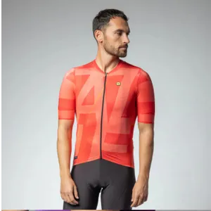 ALÉ Cyklistický dres s krátkym rukávom - PR-E SYNERGY - červená ALÉ Cyklistický dres s krátkym rukávom - PR-E SYNERGY - červená