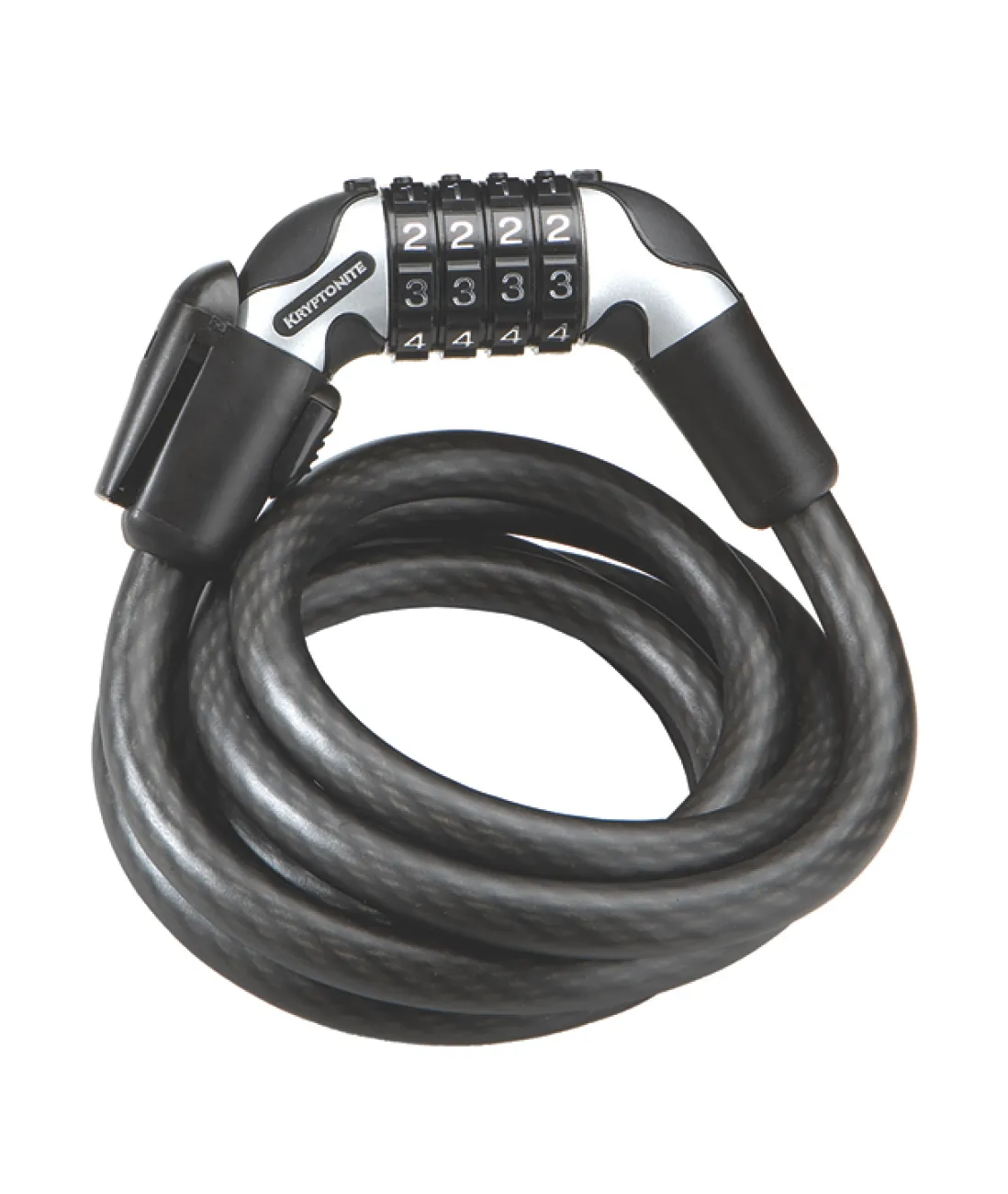 KRYPTONITE zámok na bicykel - KRYPTOFLEX 1218 - šedá KRYPTONITE zámok na bicykel - KRYPTOFLEX 1218 - šedá