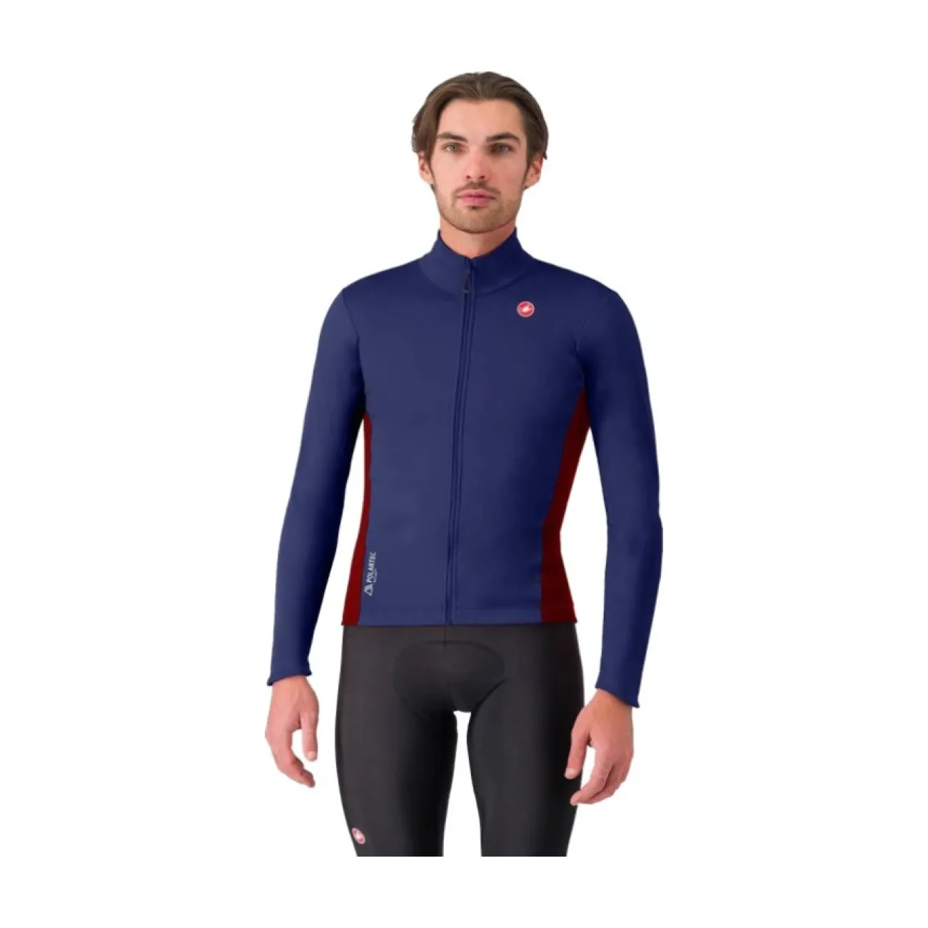 CASTELLI Cyklistická zateplená bunda - ENTRATA 2 - modrá CASTELLI Cyklistická zateplená bunda - ENTRATA 2 - modrá