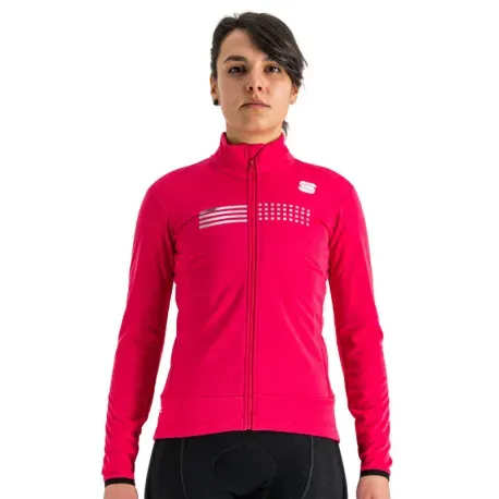 Dámska cyklistická bunda SPORTFUL Tempo w jacket, raspberry Dámska cyklistická bunda SPORTFUL Tempo w jacket, raspberry