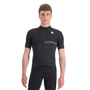 Pánsky cyklistický dres s krátkym rukávom SPORTFUL Giara jersey, black Pánsky cyklistický dres s krátkym rukávom SPORTFUL Giara jersey, black
