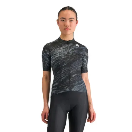 Dámsky cyklistický dres s krátkym rukávom SPORTFUL Cliff supergiara w jersey, black Dámsky cyklistický dres s krátkym rukávom SPORTFUL Cliff supergiara w jersey, black