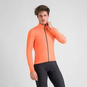 SPORTFUL Cyklistická vetruodolná bunda - FIANDRE SHIFT - oranžová SPORTFUL Cyklistická vetruodolná bunda - FIANDRE SHIFT - oranžová