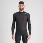 SPORTFUL Cyklistický dres s dlhým rukávom zimný - BODYFIT PRO - čierna/hnedá SPORTFUL Cyklistický dres s dlhým rukávom zimný - BODYFIT PRO - čierna/hnedá