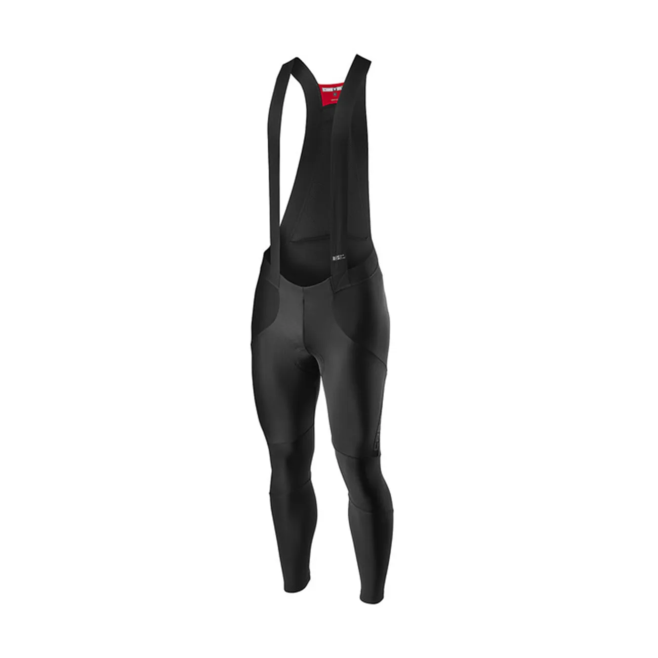 CASTELLI Cyklistické nohavice dlhé s trakmi - SORPASSO ROS - čierna CASTELLI Cyklistické nohavice dlhé s trakmi - SORPASSO ROS - čierna