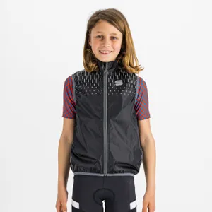 SPORTFUL Cyklistická vesta - KID REFLEX - čierna SPORTFUL Cyklistická vesta - KID REFLEX - čierna