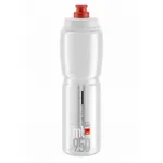 Fľaša na bicykel ELITE Fľaša JET transparentná červené logo 950 ml Fľaša na bicykel ELITE Fľaša JET transparentná červené logo 950 ml