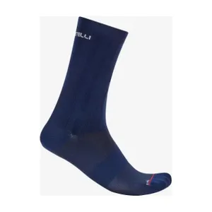 CASTELLI Cyklistické ponožky klasické - AERO RACE PRO 20 - modrá CASTELLI Cyklistické ponožky klasické - AERO RACE PRO 20 - modrá