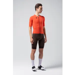 GOBIK Cyklistický dres s krátkym rukávom - CX SOLID - červená GOBIK Cyklistický dres s krátkym rukávom - CX SOLID - červená