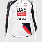 PISSEI Cyklistický dres s dlhým rukávom letný - UAE TEAM EMIRATES - XRG 2026 REPLICA - biela/červená/čierna PISSEI Cyklistický dres s dlhým rukávom letný - UAE TEAM EMIRATES - XRG 2026 REPLICA - biela/červená/čierna