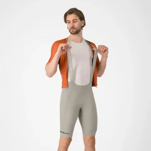 CASTELLI Cyklistické nohavice krátke s trakmi - ESPRESSO 2 - ivory CASTELLI Cyklistické nohavice krátke s trakmi - ESPRESSO 2 - ivory
