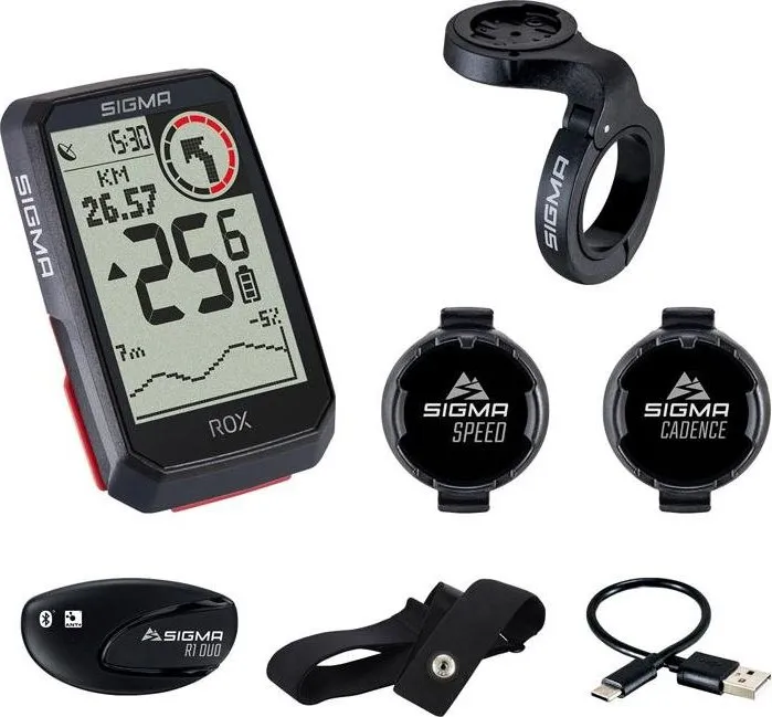 Šport a outdoor | Cyklistika | Cyklocomputery a navigácie | Cyklocomputery - Sigma ROX 4.0 SENSOR SET čierna Šport a outdoor | Cyklistika | Cyklocomputery a navigácie | Cyklocomputery - Sigma ROX 4.0 SENSOR SET čierna