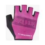 CASTELLI Cyklistické rukavice krátkoprsté - GIRO 2 - fialová CASTELLI Cyklistické rukavice krátkoprsté - GIRO 2 - fialová