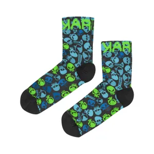 KARPOS Cyklistické ponožky klasické - GREEN FIRE - viacfarebná/čierna KARPOS Cyklistické ponožky klasické - GREEN FIRE - viacfarebná/čierna