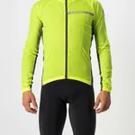 CASTELLI Cyklistická vetruodolná bunda - SQUADRA STRECH - žltá CASTELLI Cyklistická vetruodolná bunda - SQUADRA STRECH - žltá