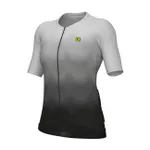 ALÉ Cyklistický dres s krátkym rukávom - R-EV1 VELOCITY 2.0 - šedá ALÉ Cyklistický dres s krátkym rukávom - R-EV1 VELOCITY 2.0 - šedá