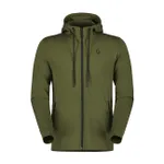 SCOTT mikina - TECH ZIP - zelená SCOTT mikina - TECH ZIP - zelená